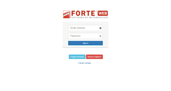 Desktop Screenshot of forteweb.com