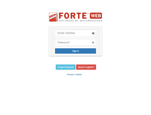 Tablet Screenshot of forteweb.com